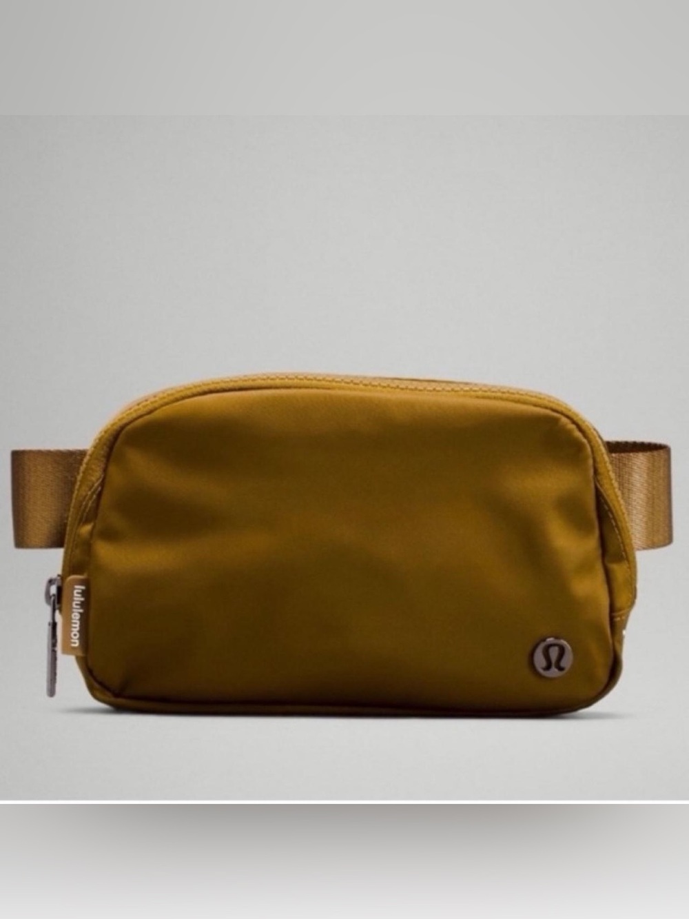 Like New lululemon athletica Wear Everywhere Belt Bag 1L Green Brown Color